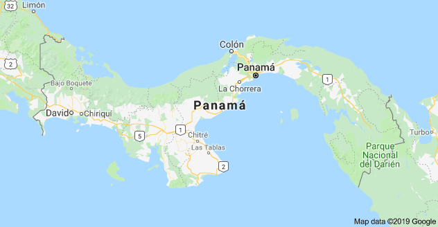 mapa panama